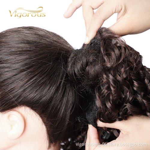 Water Wave Custom Hot Selling Queen Extension Wholesale Darling Ombre Black Bug Pre Stretched Braiding Hair